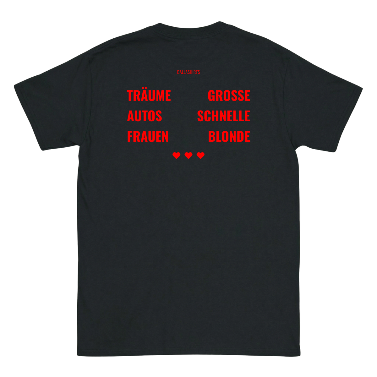 Grosse Träume, schnelle Autos, blonde Frauen T-Shirt