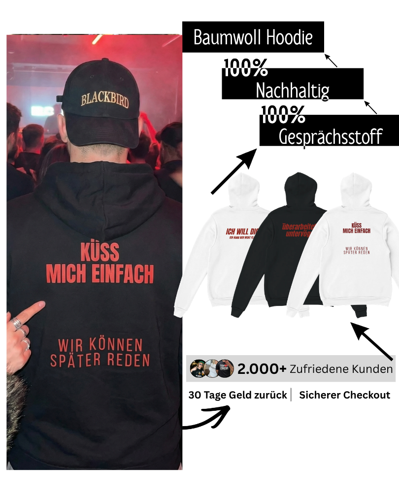 Ich will dich Hoodie