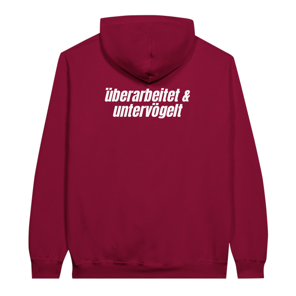 Überarbeitet & untervögelt Hoodie