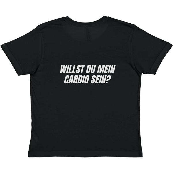 Willst du mein Cardio sein? Cropped Top